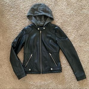 Full tilt faux leather jacket size Medium
